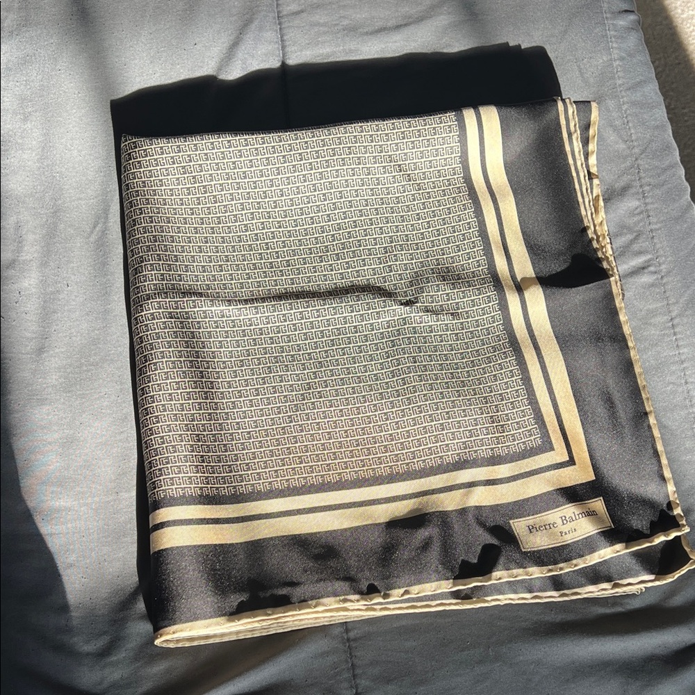 Pierre Balmain Women’s Monogram Silk Scarf